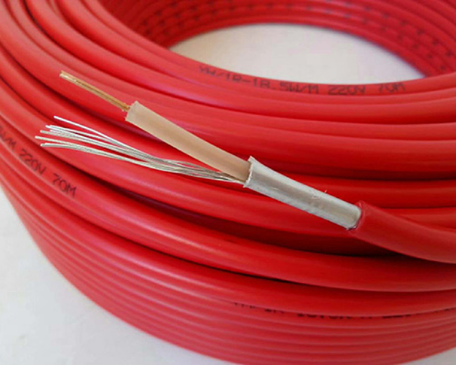 合金絲發熱電纜電采暖，TXLP單導發熱電纜